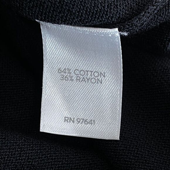 New J. Jill V-Neck Cap Sleeve Side Slit Tunic Top Cover Up Women's Size Small - Picture 7 of 9